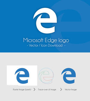 Microsoft Edge Logo - Icon and Vector Download