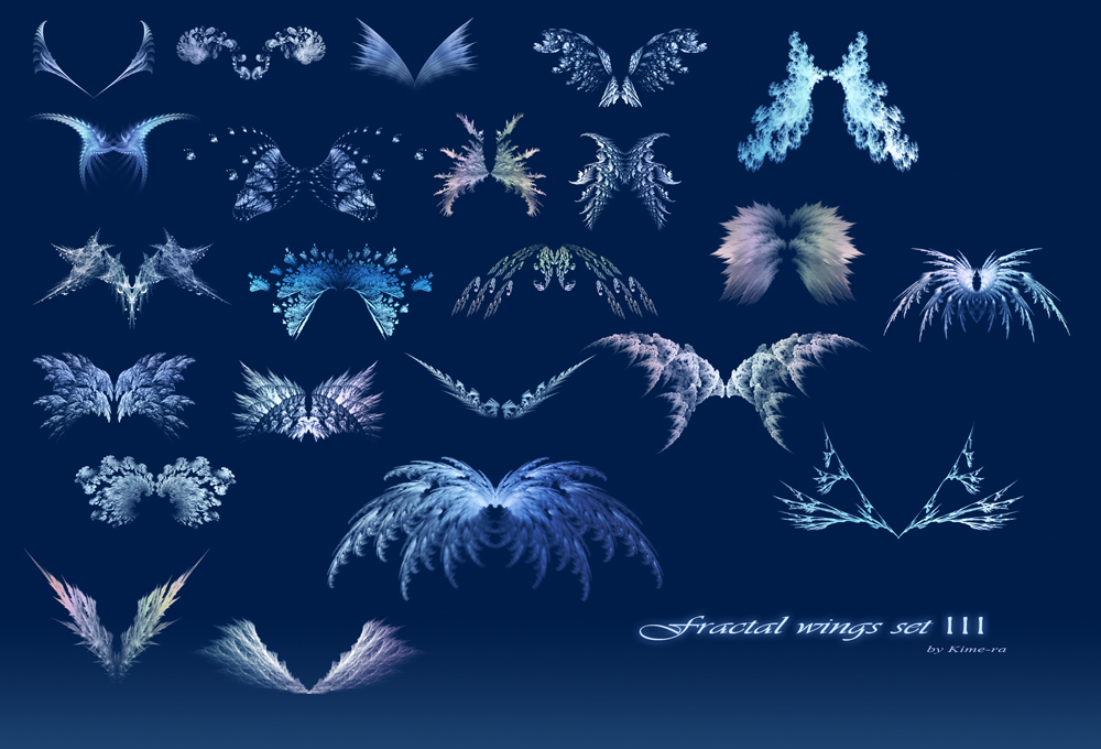 Fractal wings - set III