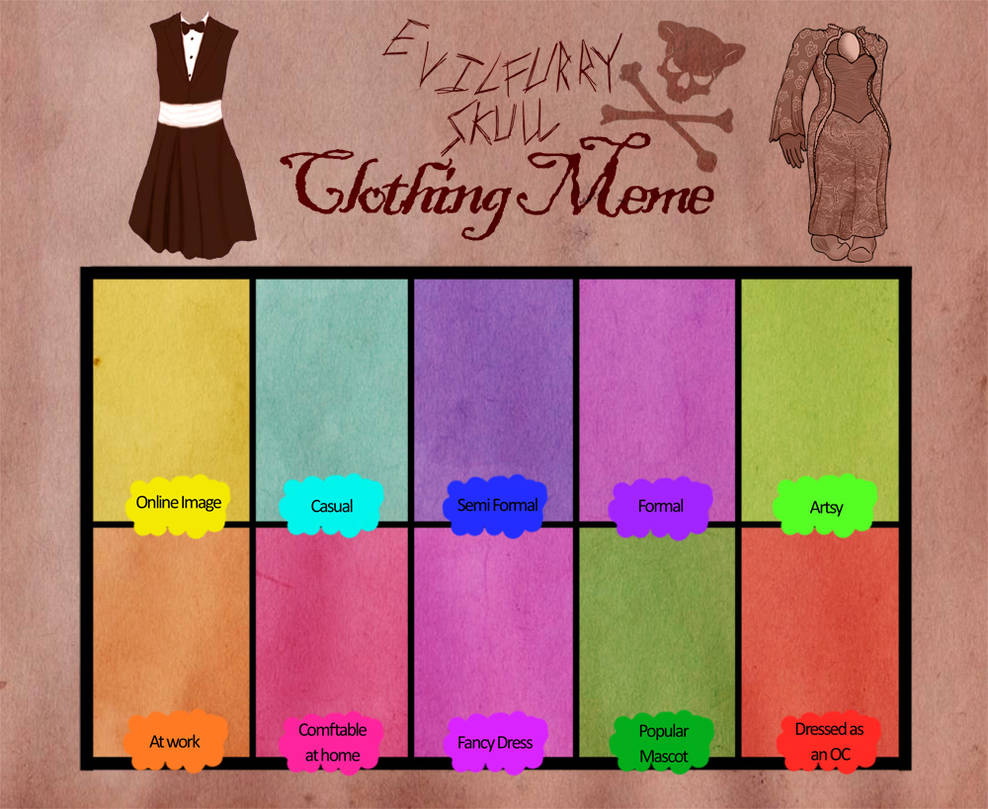 Clothing Meme By Evilfurryskull On Deviantart
