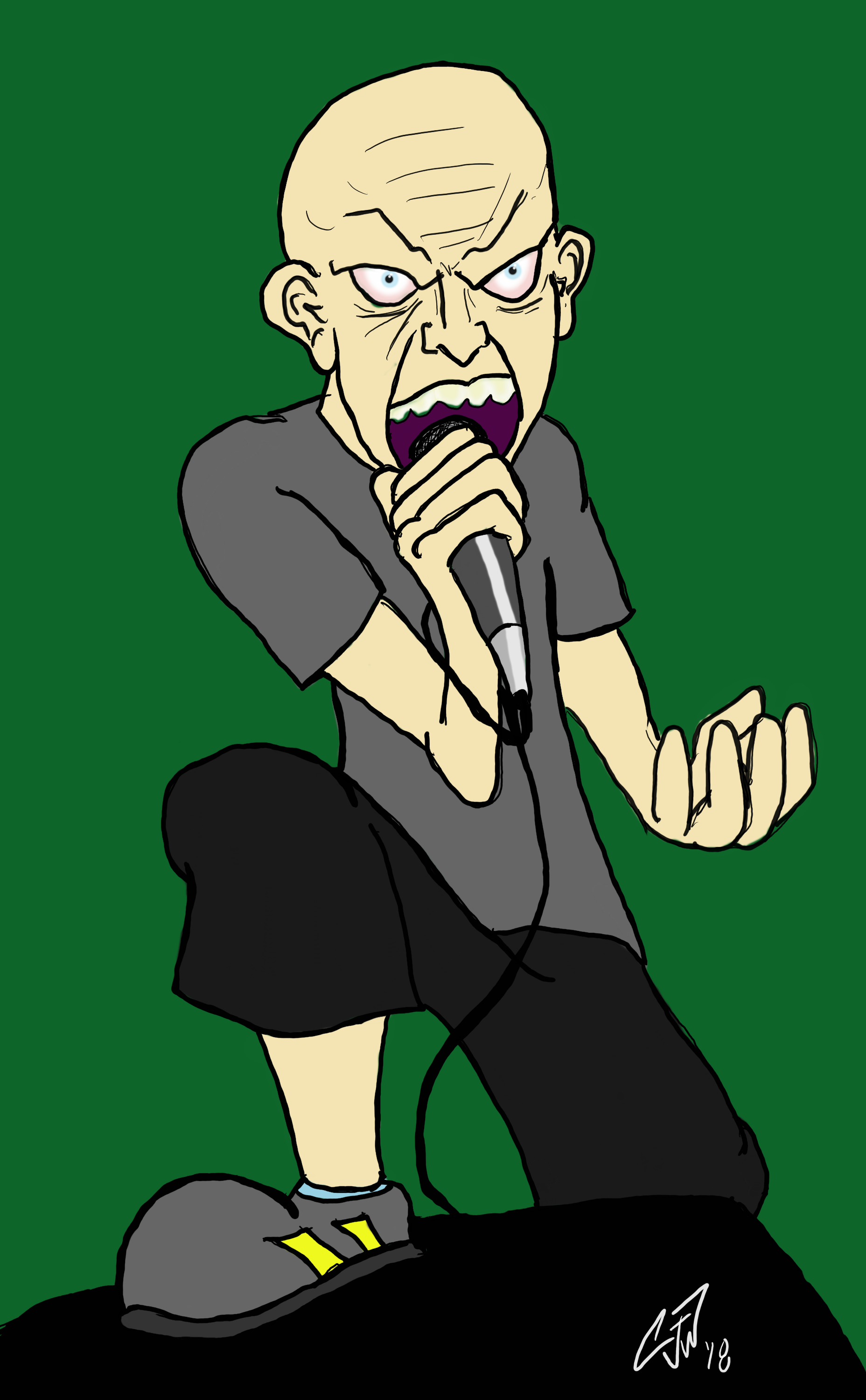 Randy Blythe bald by Coreyhasissues on DeviantArt