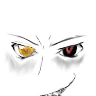 Creepy Anime Hybride Demon Eyes by zecrome20 on DeviantArt