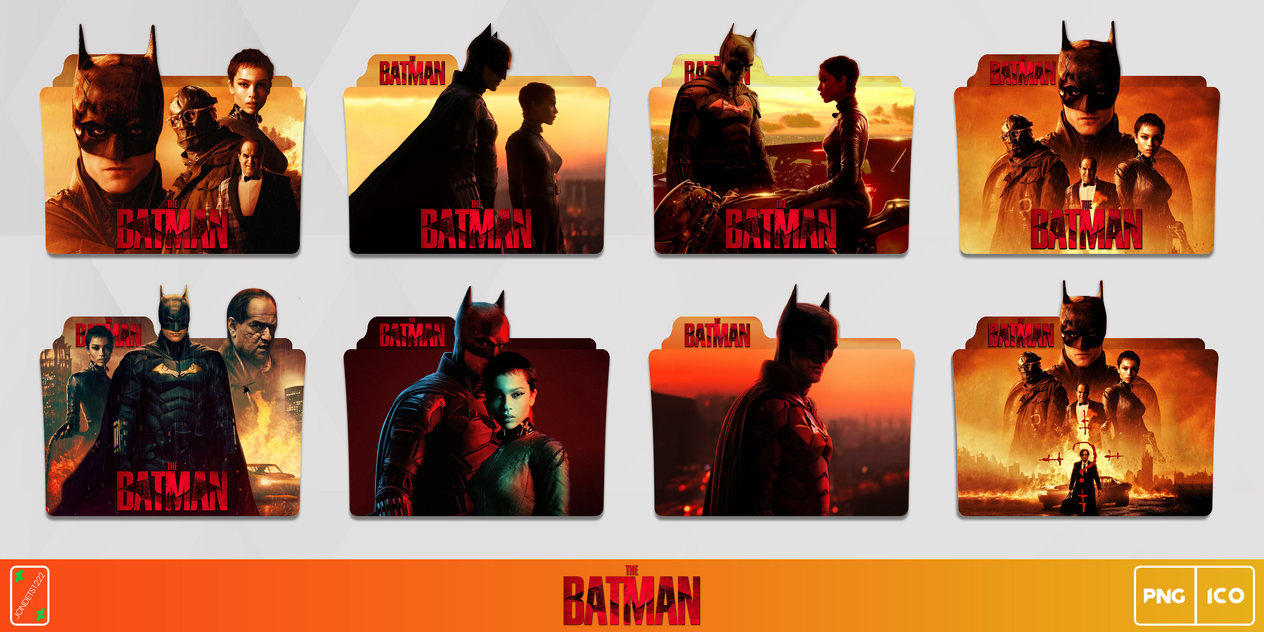 The Batman 2022 Movie Folder Icon Pack by jondets1222 on DeviantArt