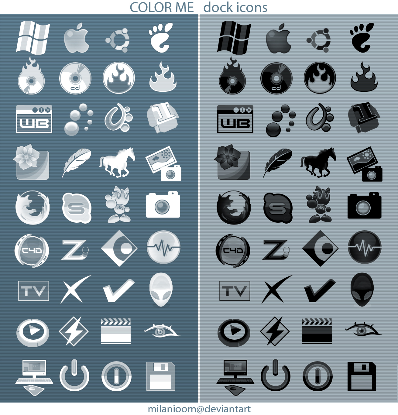 Color Me_dock icons