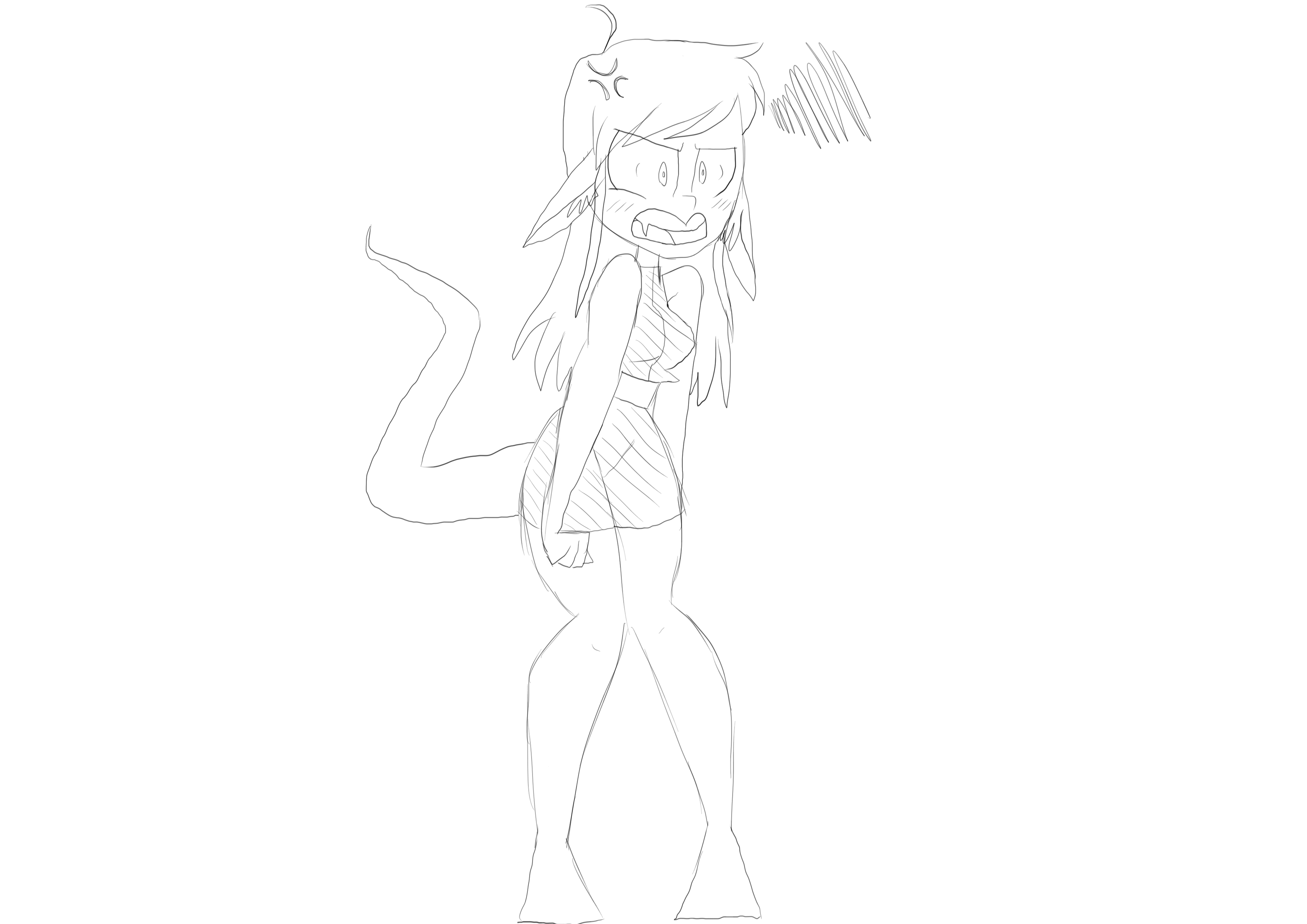 OC Sketch 2 by Thesmoph on DeviantArt
