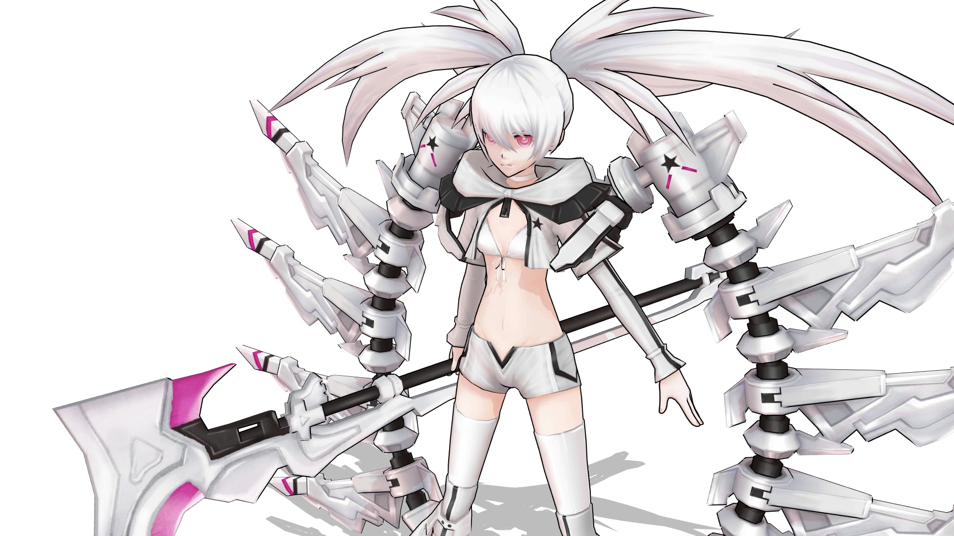 Rock Mmd Model White Rock Shooter mmd dl by lautaromero on DeviantArt