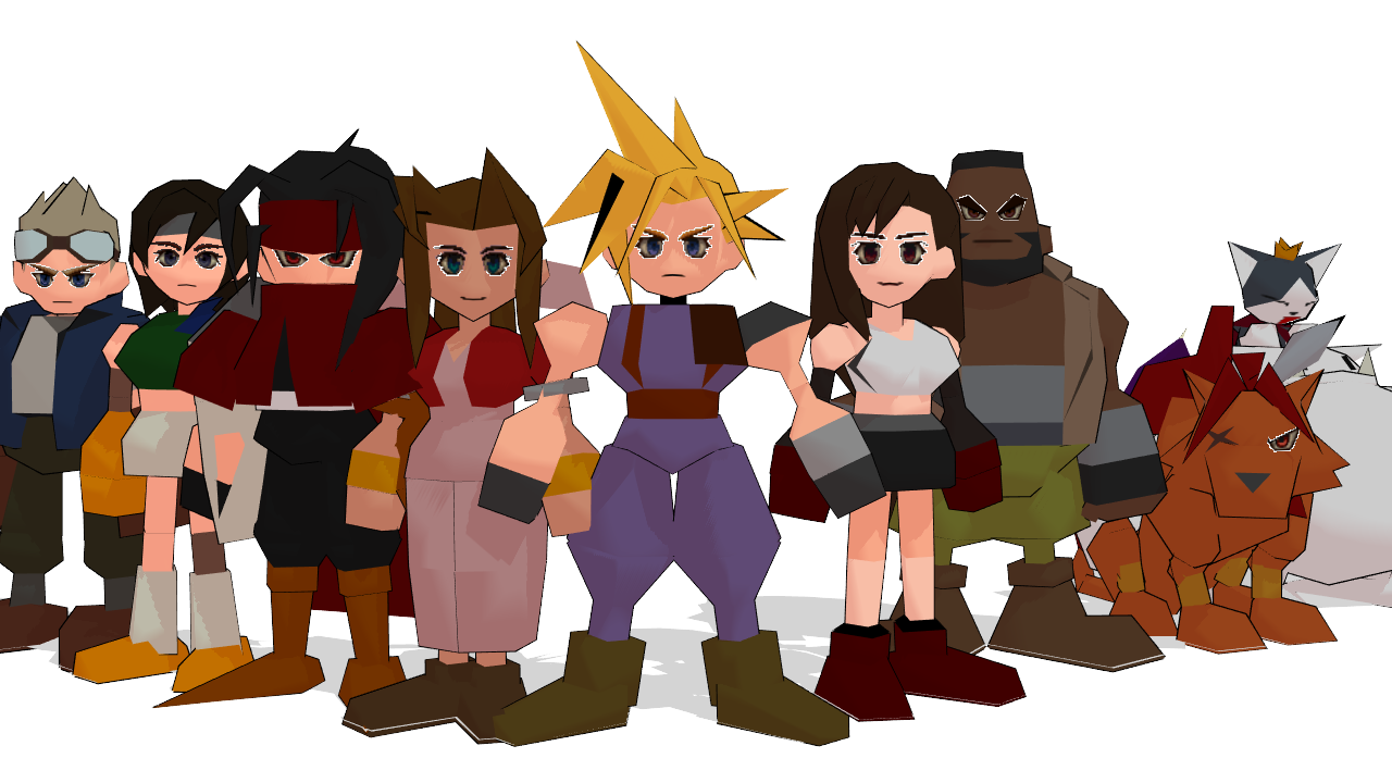 Final Fantasy 7 Pack Mmd Dl by lautaromero on DeviantArt