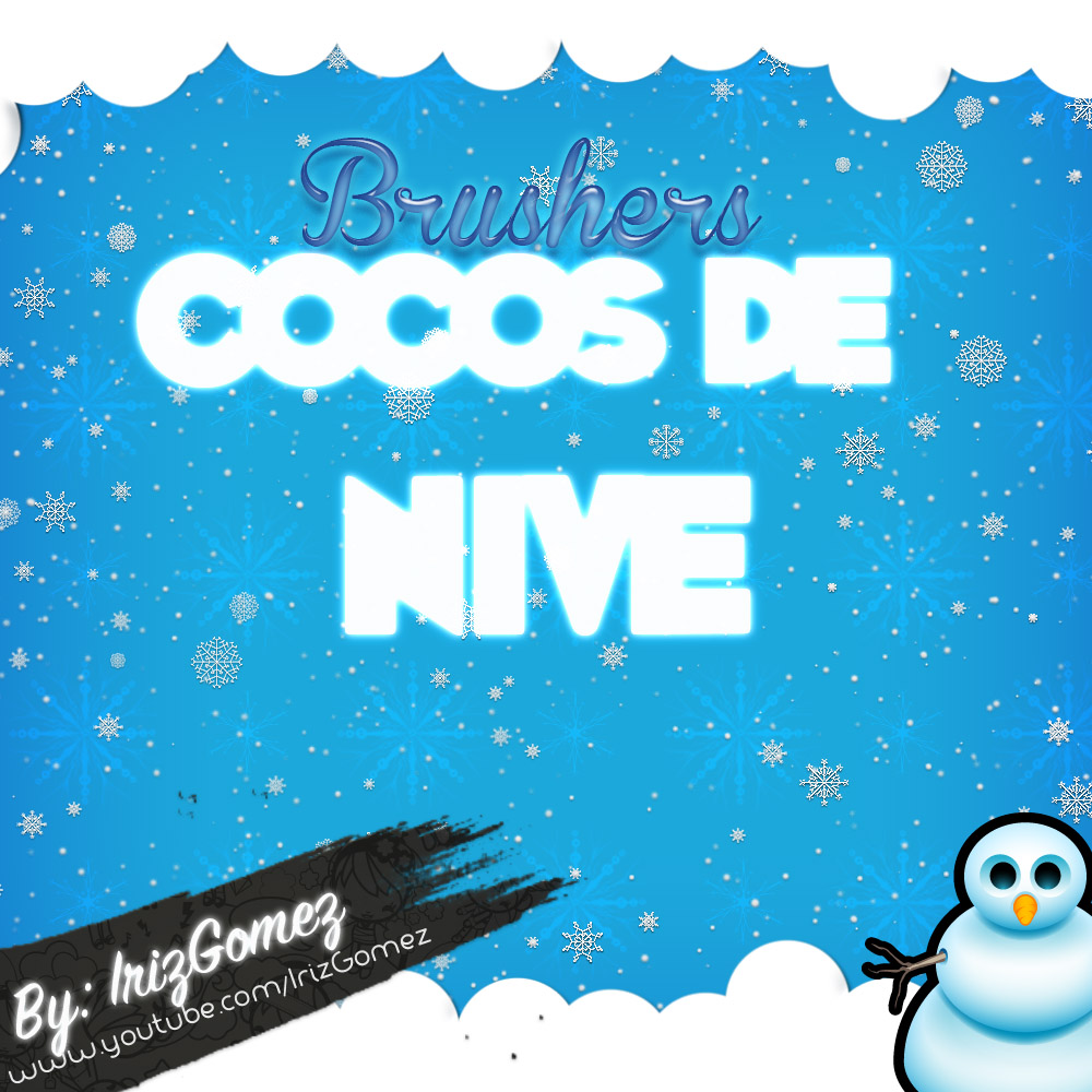 Pinceles - Cocos de Nieve - Photoshop