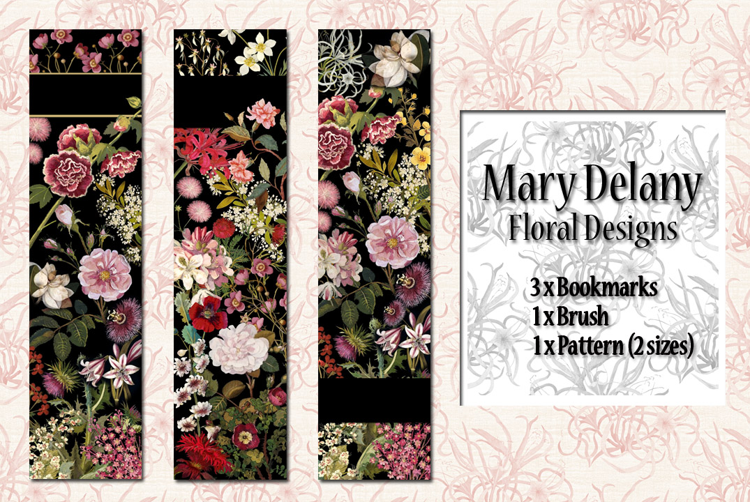 Floral bookmarks