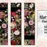 Floral bookmarks