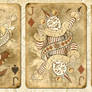 Clown playing cards