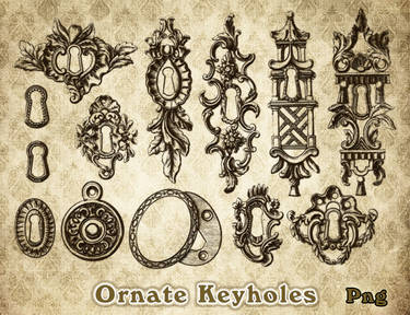 Ornate Keyholes