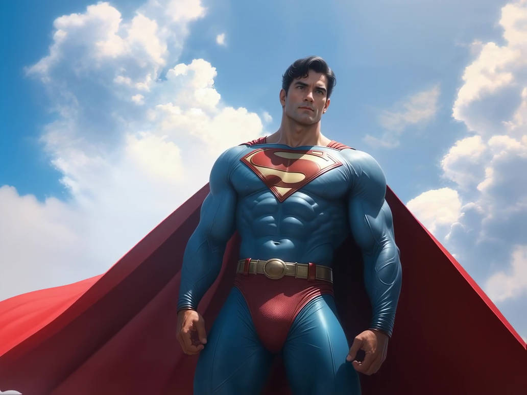 Handsome superman turns and hot profile by MuscleLoverBU on DeviantArt