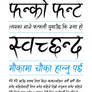 Ananda Fanko Brush Devanagari handwriting font