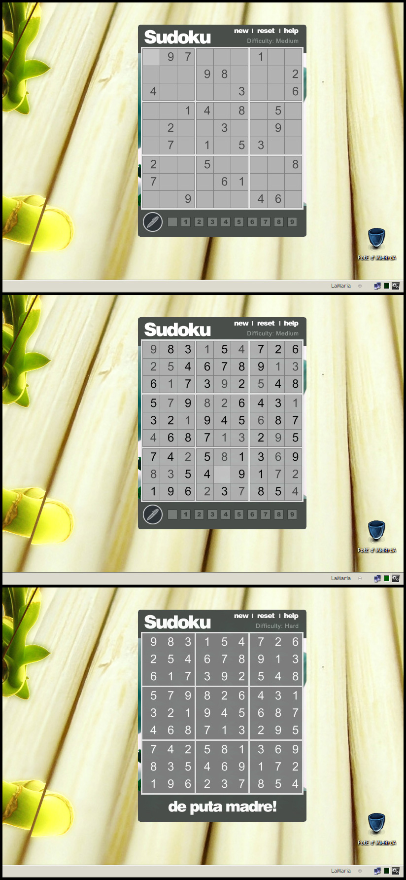 sudoku...