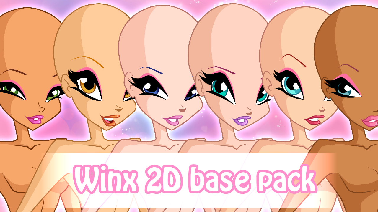 Winx Character Base Winx 2D base pack by Douglaswinx on DeviantArt