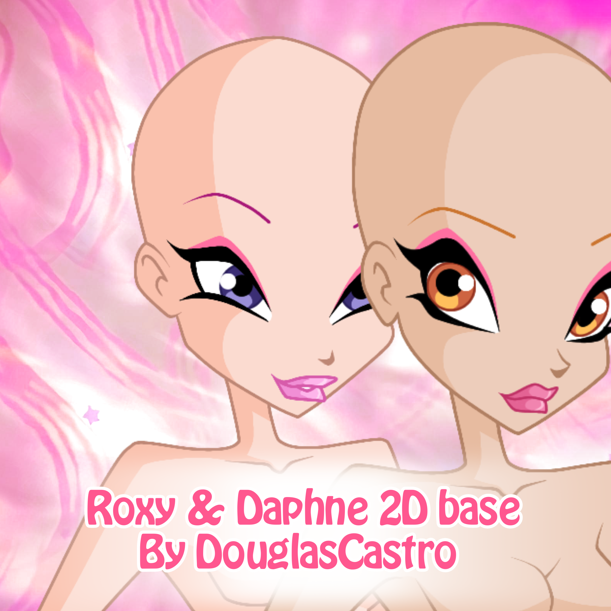 Roxy and Daphne 2D base pack by Douglaswinx on DeviantArt