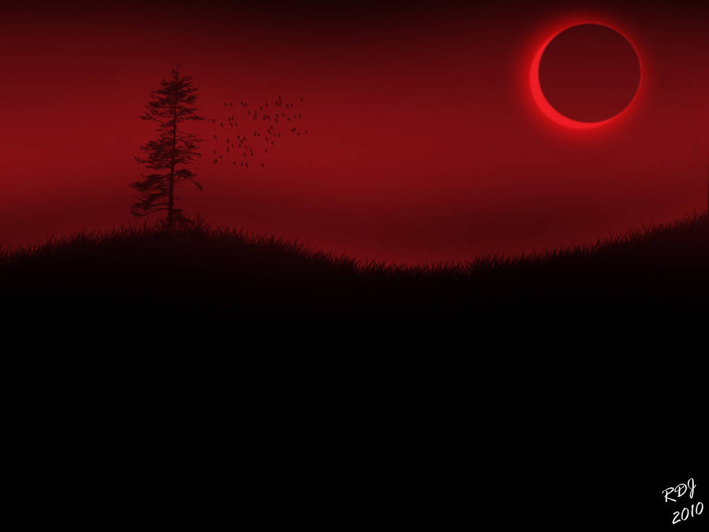 Wallpaper Moonlight Red By Rdjdesign On Deviantart
