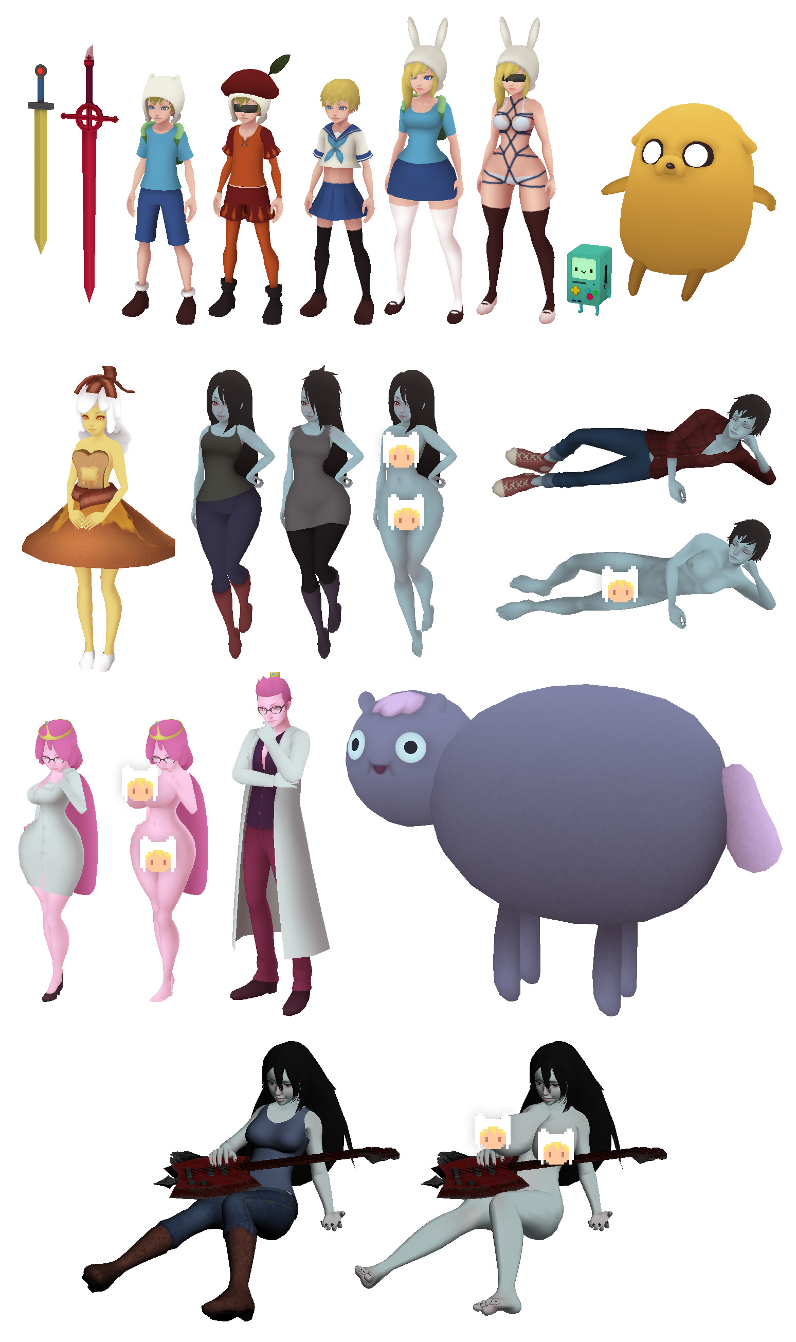 1548px x 2609px - Adventure Time Fan Game (Models Download) by Mikeinel on DeviantArt