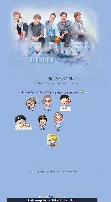 BigBang Journal Skin 1