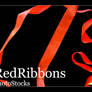 Red Ribbons Photo Stock