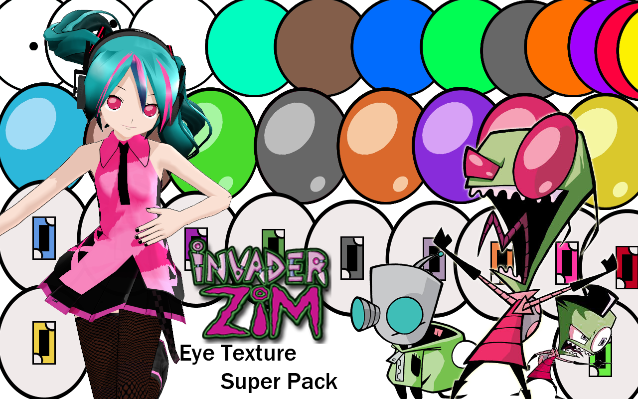 Invader Zim Super Eye Texture Pack