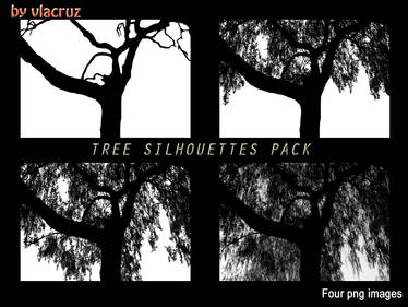 Tree silhouettes pack