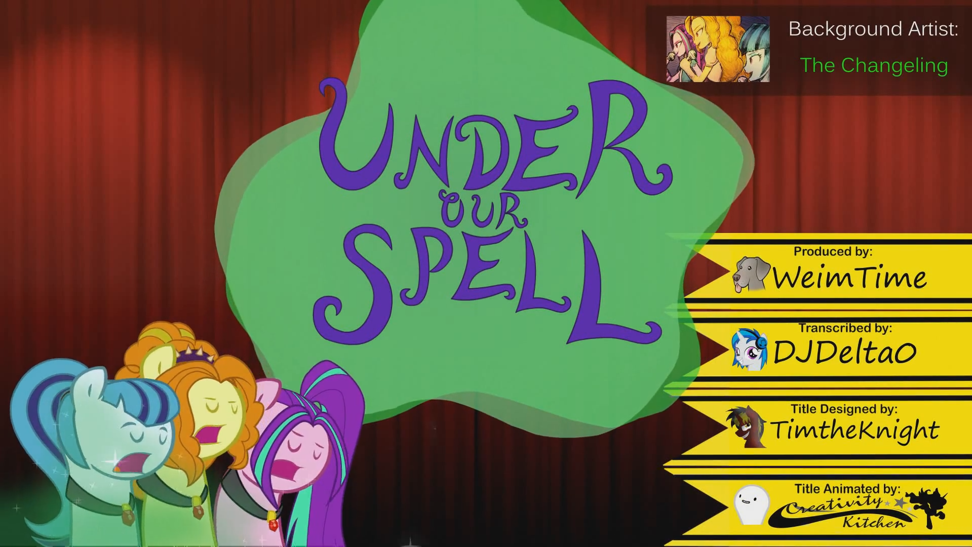 Under Our Spell - Title animation