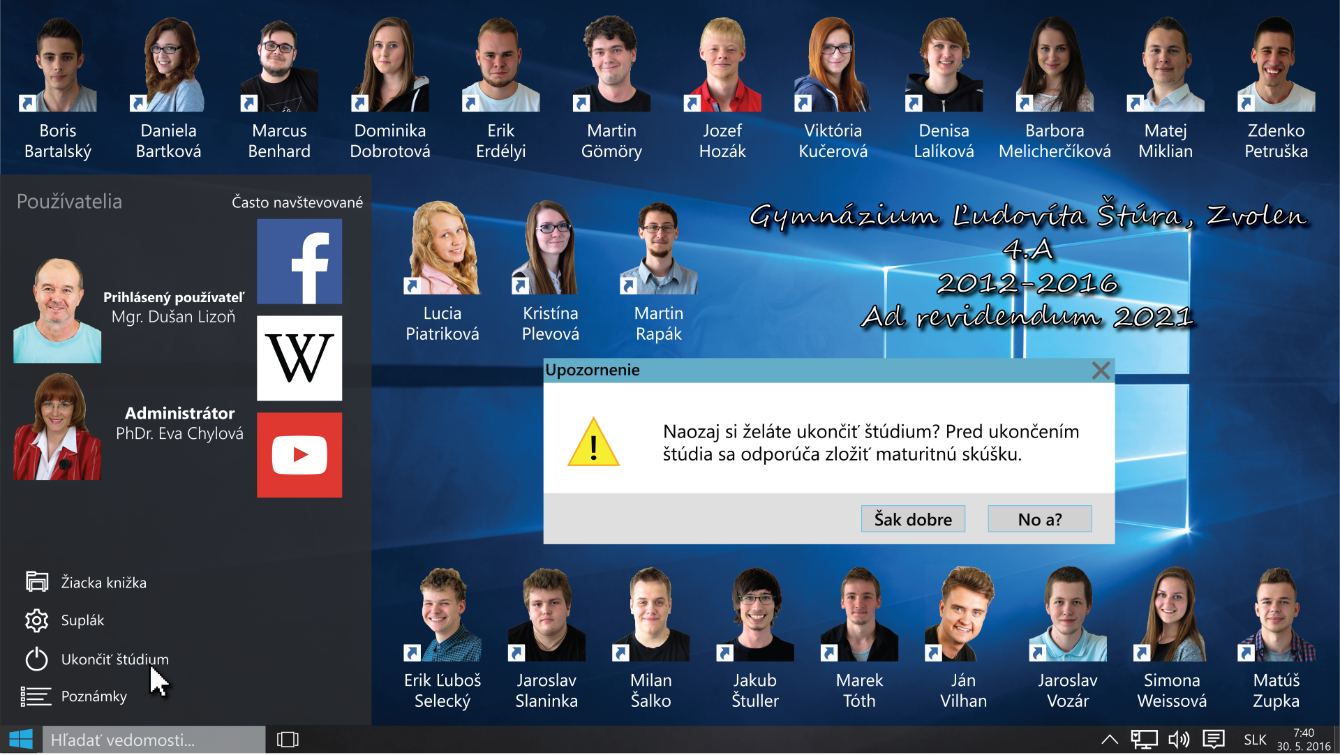 Windows 10 School Tableau by jerry411