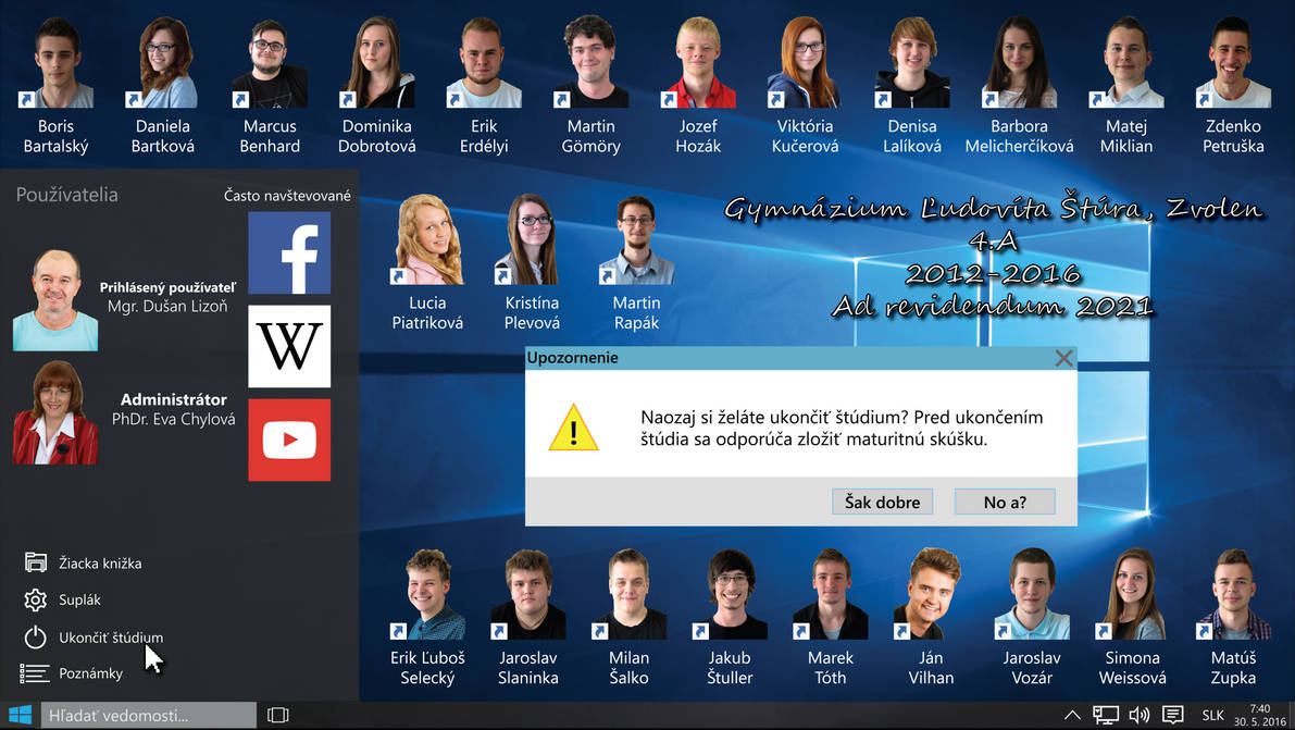 Windows 10 School Tableau by jerry411