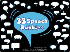 33 Speech Bubbles