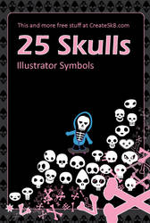 Skatebard Skull Symbols