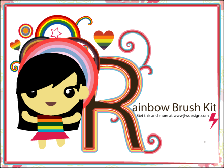 The Rainbow Brush Kit by namespace
