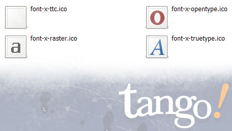 Tango Font Icons