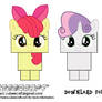 Cubeecraft Cutie Mark Crusaders