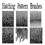 Pen and Ink Hatching Brushes