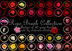 Rose GIMP Brush Pack