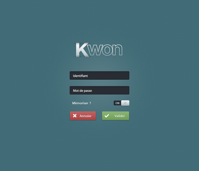 free : Clean admin login form by Caronade on DeviantArt