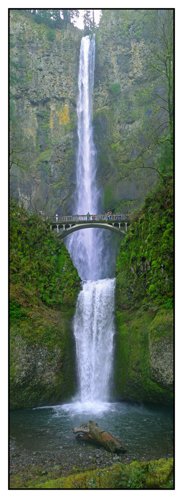 Multnomah Falls panoramic