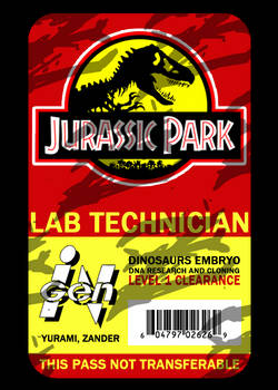 JP Lab Tech ID Template