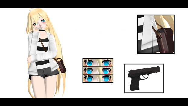 (MMD Satsuriku no Tenshi + DL) Rachel Gardner