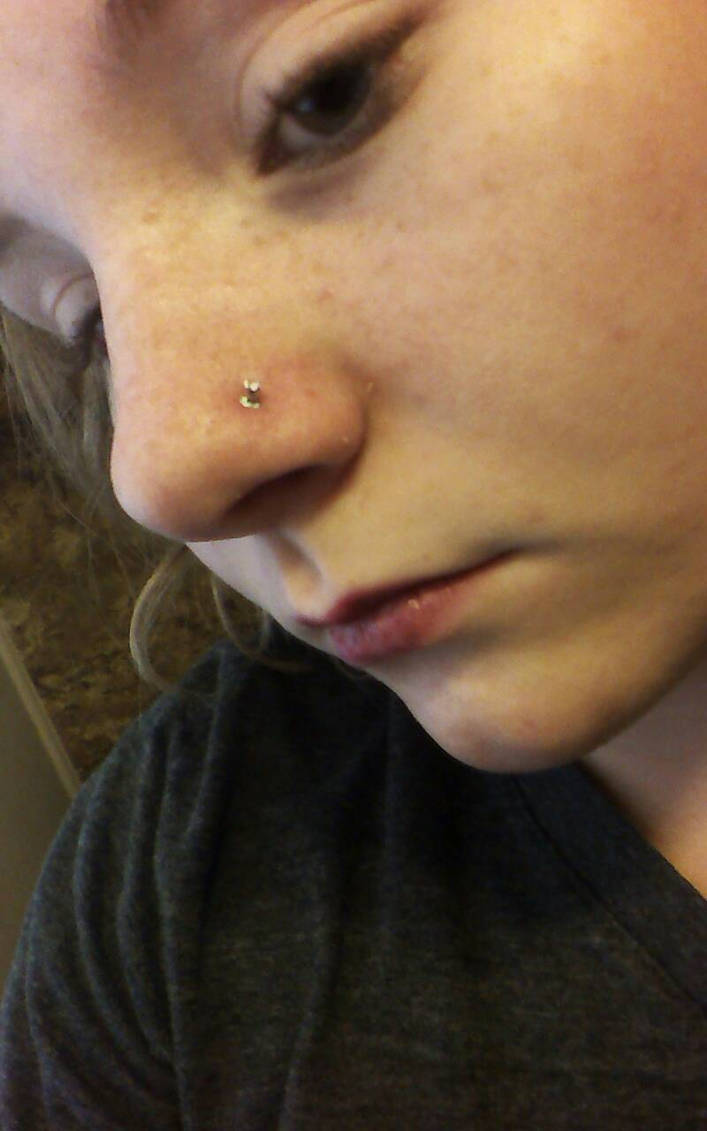 put my nose ring back in by GreatUsername1234 on DeviantArt