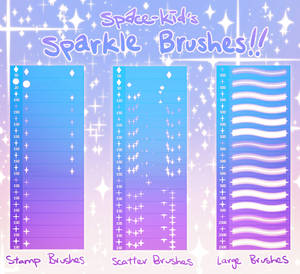 Space-Kid's Sparkle Brushes