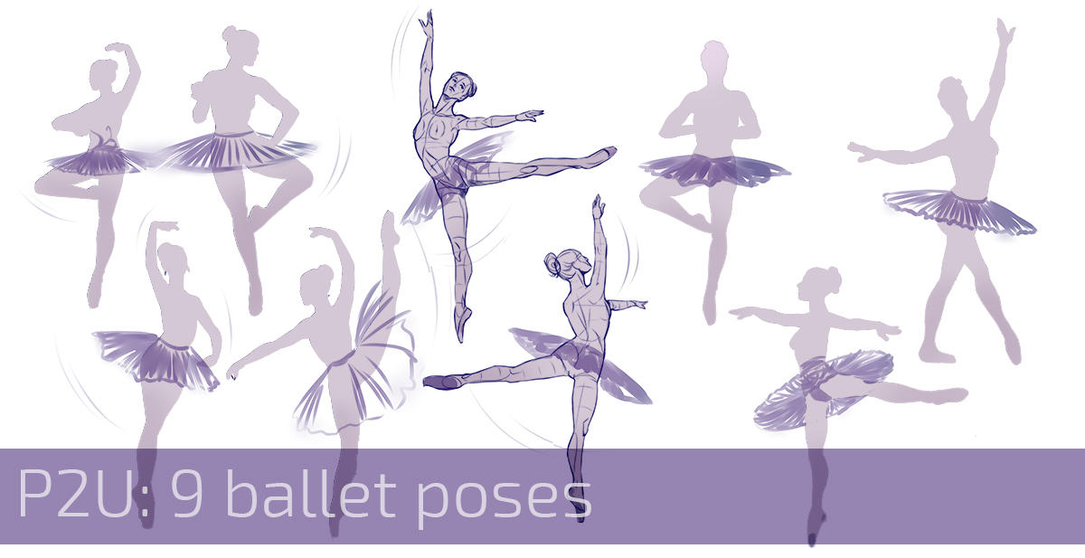Ballet Poses - Dynamic releve ballet pose | PoseMy.Art