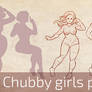 P2U: Chubby girls poses