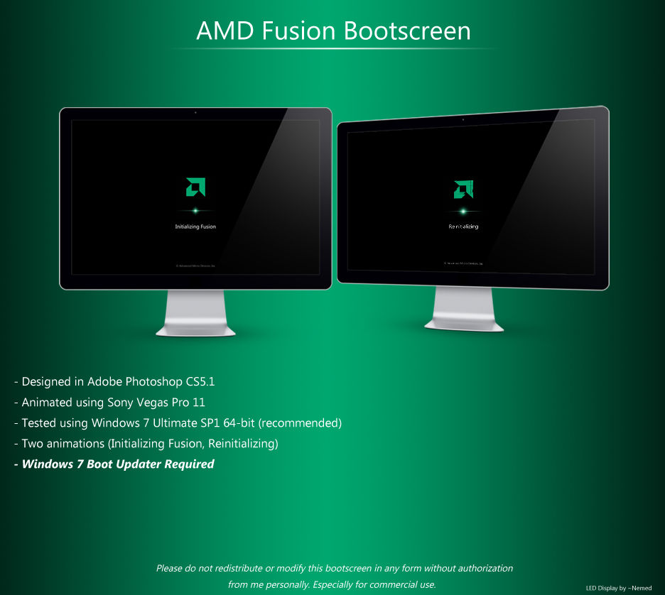 AMD Fusion Bootscreen