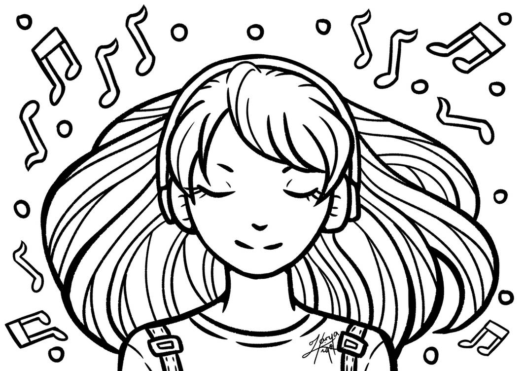 Listening to Music - Free to Use by ZaryaKiqo on DeviantArt