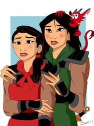 Mulan and Ana Ming