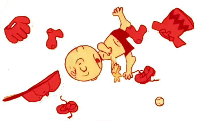 Charlie Brown's clothes flew away by MinionFan1024 on DeviantArt