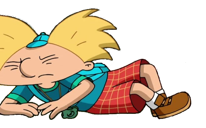 Arnold Shortman lie down by MinionFan1024 on DeviantArt