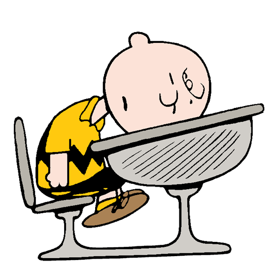 Charlie Brown sleep in his desk by MinionFan1024 on DeviantArt